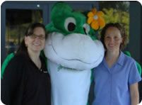 Green Fiber Mascott